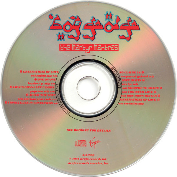 Boy George : The Martyr Mantras (CD, Album)