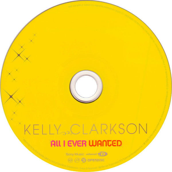 Kelly Clarkson : All I Ever Wanted (CD, Album, Enh)