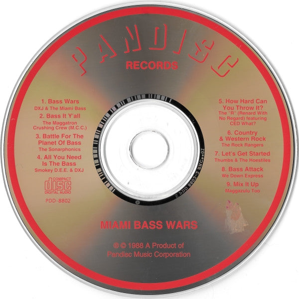 Various : The Miami Bass Wars (CD, Comp, RE)