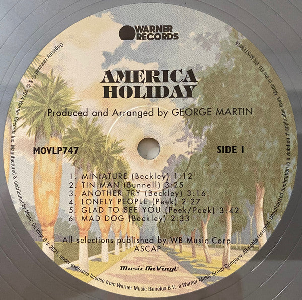 America (2) : Holiday (LP, Album, Ltd, RE, RM, 180)