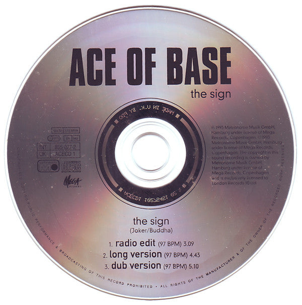 Ace Of Base : The Sign (CD, Maxi)