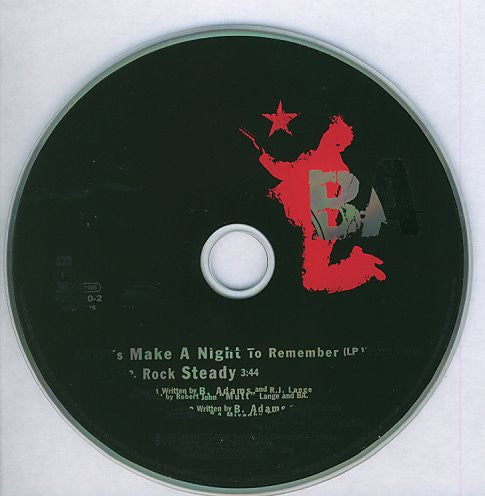 Bryan Adams : Let's Make A Night To Remember (CD, Single)