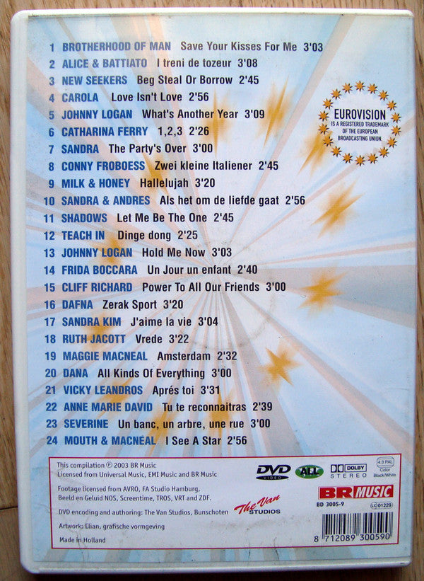 Various : Eurovision Songfestival Hits (DVD-V, Comp, PAL)