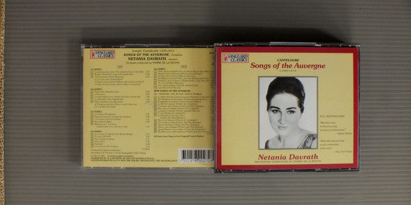 Joseph Canteloube - Netania Davrath, Pierre De La Roche : Songs Of The Auvergne (2xCD, Comp, RE)