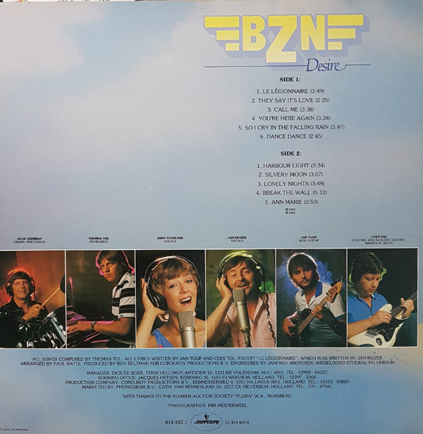BZN : Desire (LP, Album)