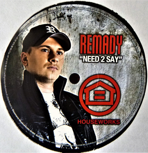 DJ Remady : Need 2 Say (12")