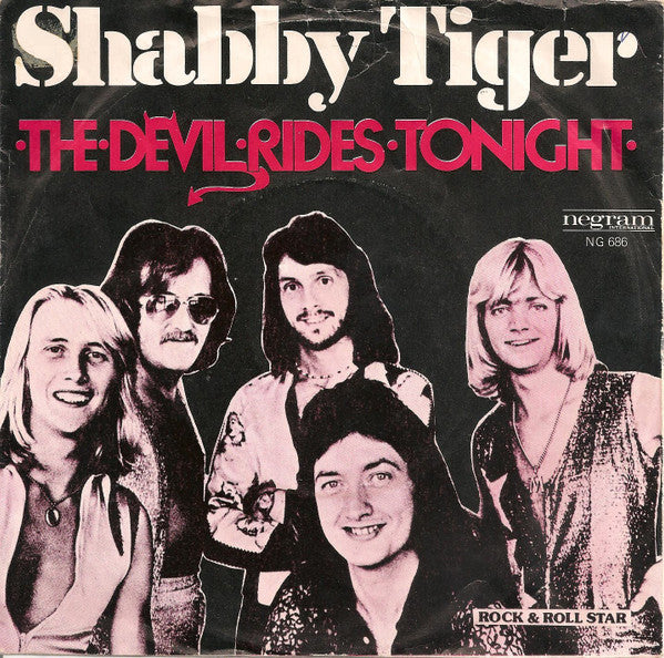 Shabby Tiger : The Devil Rides Tonight (7", Single)
