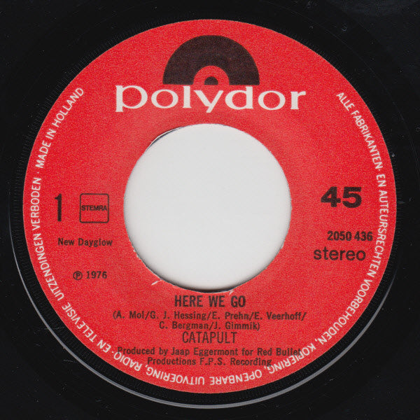 Catapult : Here We Go (7", Single)