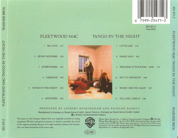 Fleetwood Mac : Tango In The Night (CD, Album)
