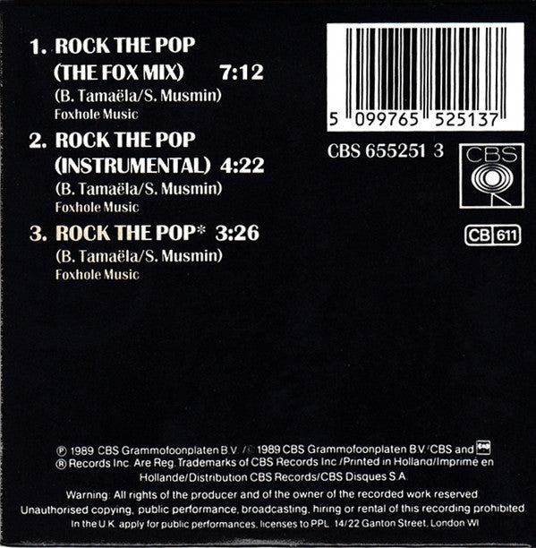 Fox The Fox : Rock The Pop (CD, Mini, Maxi)