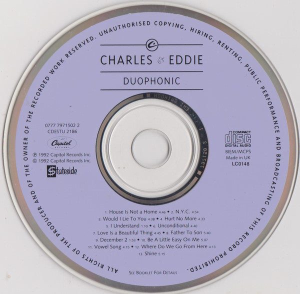 Charles & Eddie : Duophonic (CD, Album)