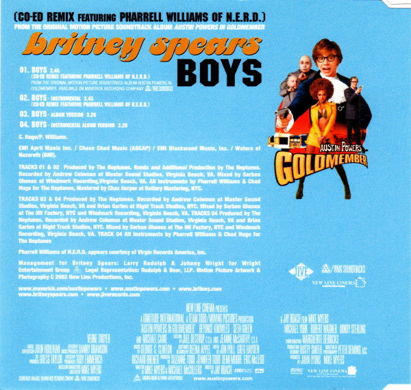 Britney Spears : Boys (Co-Ed Remix) (CD, Maxi)