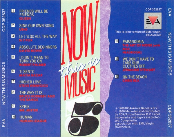 Various : Now This Is Music 5 - Volume 1 (CD, Comp)