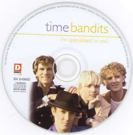 Time Bandits : I'm Specialized In You (CD, Comp)