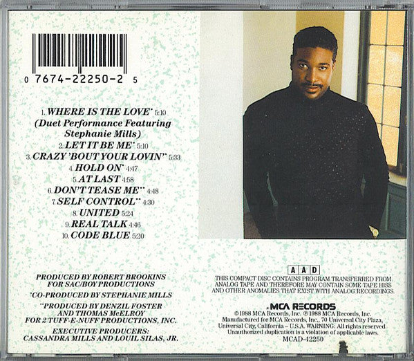 Robert Brookins : Let It Be Me (CD, Album)