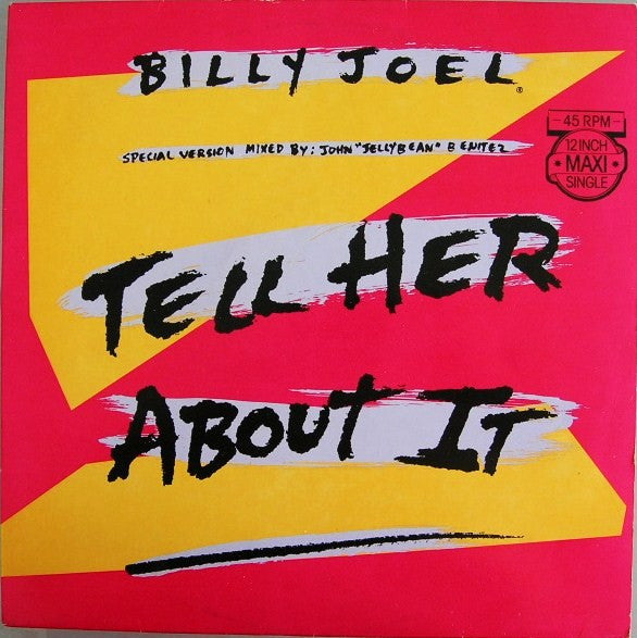 Billy Joel : Tell Her About It (Special Version) (12", Maxi)