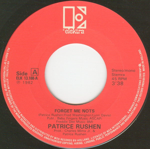 Patrice Rushen : Forget Me Nots (7", Single)