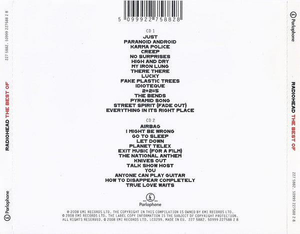 Radiohead : The Best Of (2xCD, Comp)