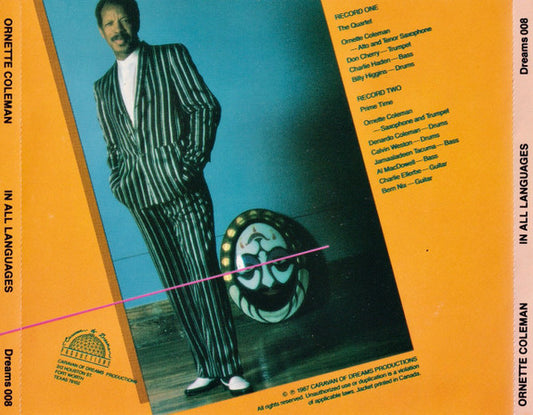 Ornette Coleman, The Ornette Coleman Quartet & Prime Time (5) : In All Languages (CD, Album)