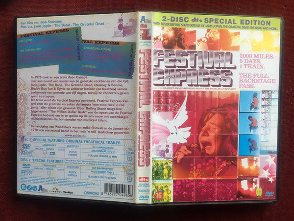 Various : Festival Express  (2xDVD-V, PAL, Reg)