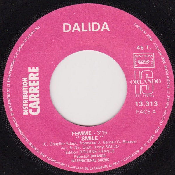 Dalida : Femme (7", Single)