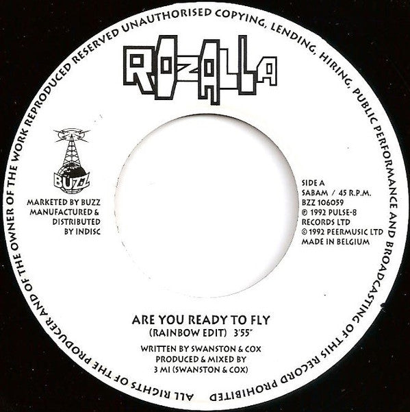 Rozalla : Are You Ready To Fly (7", Single)