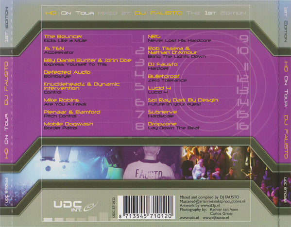 DJ Fausto : HQ On Tour - The 1st Edition (CD, Mixed)