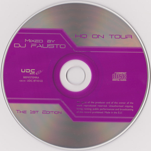 DJ Fausto : HQ On Tour - The 1st Edition (CD, Mixed)