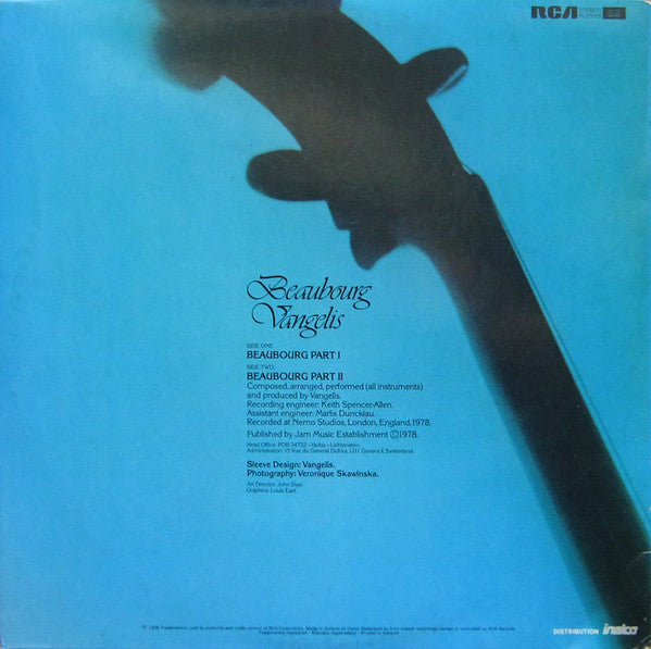 Vangelis : Beaubourg (LP, Album, Gat)