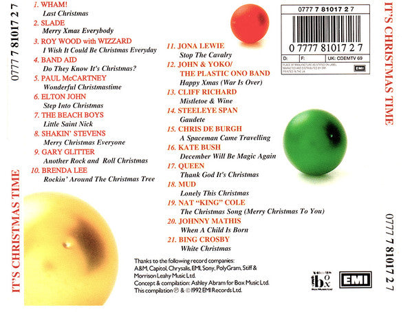 Various : It's Christmas Time (CD, Comp)