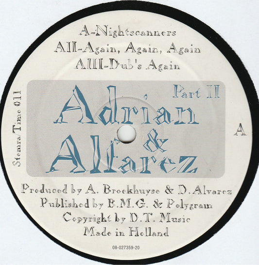 Adrian & Alfarez : Part II (12")