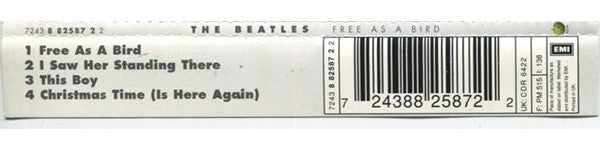 The Beatles : Free As A Bird (CD, Single)