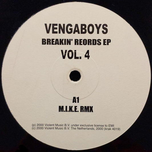 Vengaboys : Breakin' Records EP Vol. 4 (12", EP)