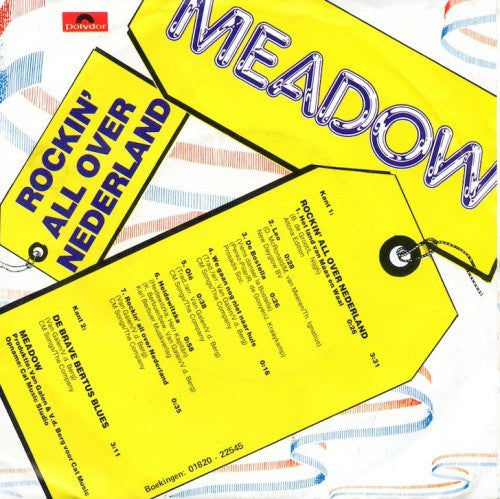 Meadow (2) : Rockin' All Over Nederland (7", Single)