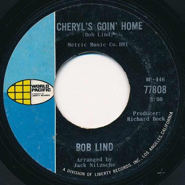 Bob Lind : Elusive Butterfly / Cheryl's Goin' Home (7", Single, Styrene, She)