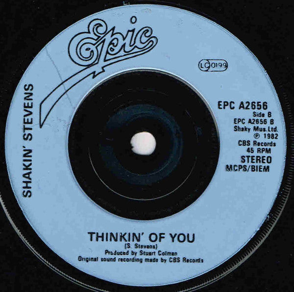 Shakin' Stevens : Give Me Your Heart Tonight (7", Single, Ltd, Pos)