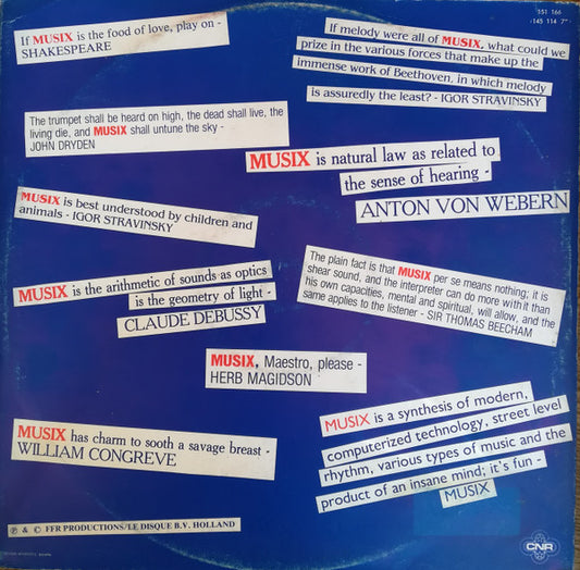 Musix (2) Featuring Special Guest Louis van Dijk : X-tra X-tra (Autobahn 5) (12", EP)