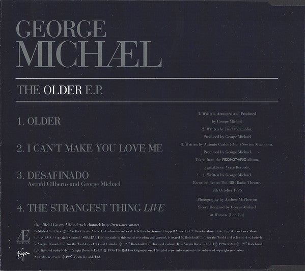 George Michael : The Older E.P. (CD, EP)