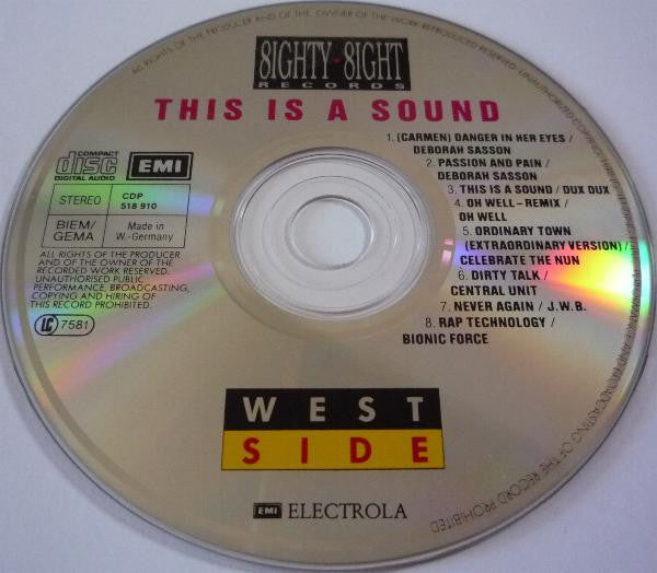 Various : This Is A Sound (CD, Promo, Smplr)