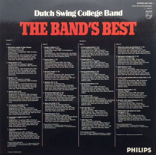 The Dutch Swing College Band : The Band's Best (2xLP, Comp)