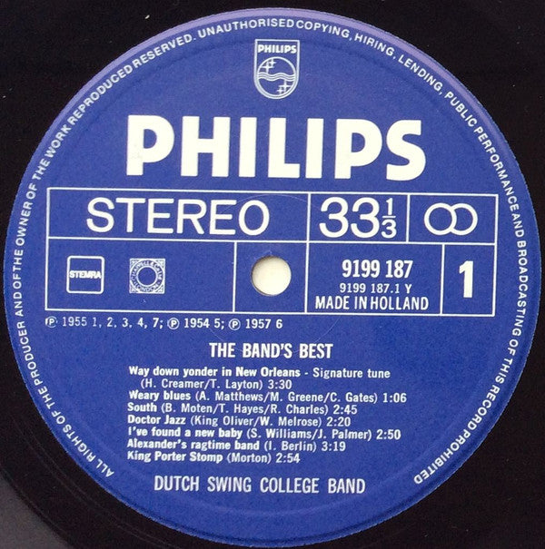 The Dutch Swing College Band : The Band's Best (2xLP, Comp)