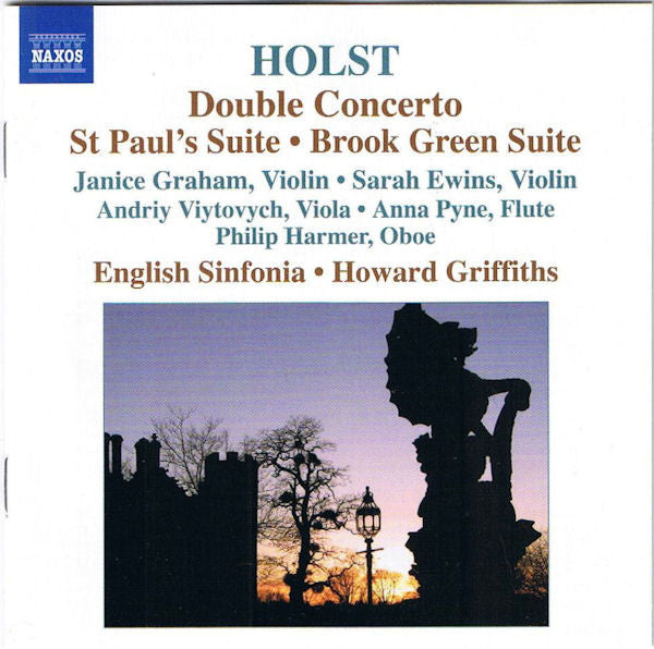 Gustav Holst, English Sinfonia, Howard Griffiths, Janice Graham, Sarah Ewins, Andriy Viytovych, Anna Pyne, Philip Harmer : Double Concerto (CD)