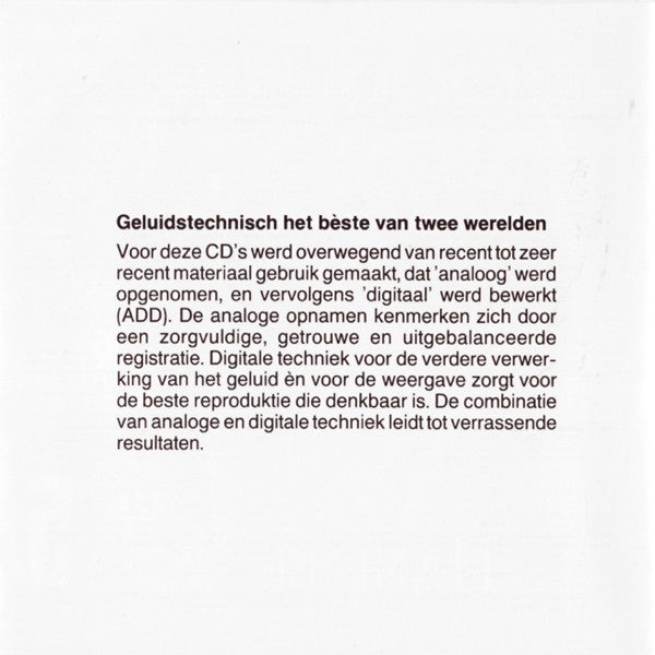 Johann Christian Bach, Georg Friedrich Händel : De Mooiste Harpconcerten (CD, Comp)