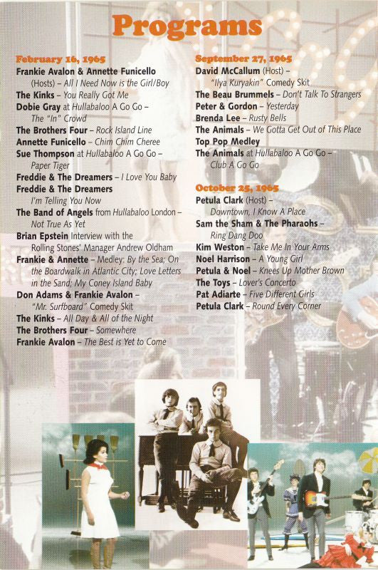 Various : Hullabaloo: A 1960s Music Flashback - Volumes 5-8 (DVD-V, Comp, NTSC)