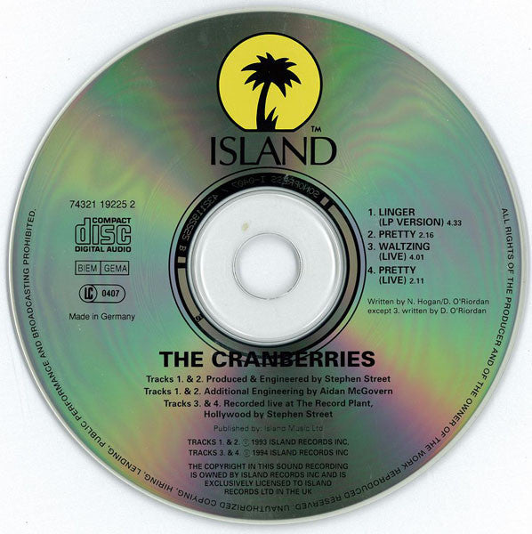 The Cranberries : Linger (CD, Single)