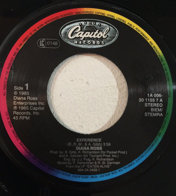 Diana Ross : Experience (7")