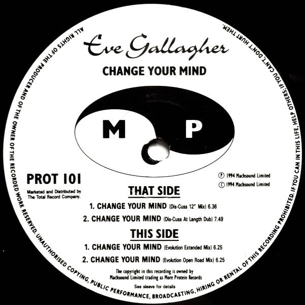 Eve Gallagher : Change Your Mind (12")