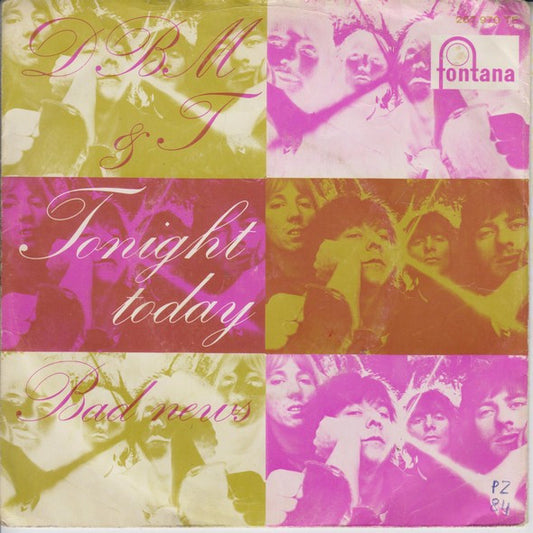 Dozy, Beaky, Mick & Tich : Tonight Today (7", Single, Mono)