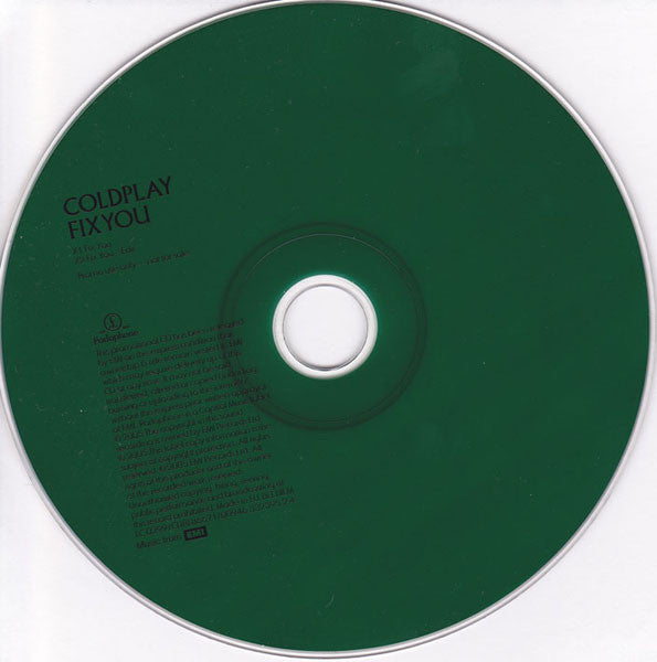 Coldplay : Fix You (CD, Single, Promo)