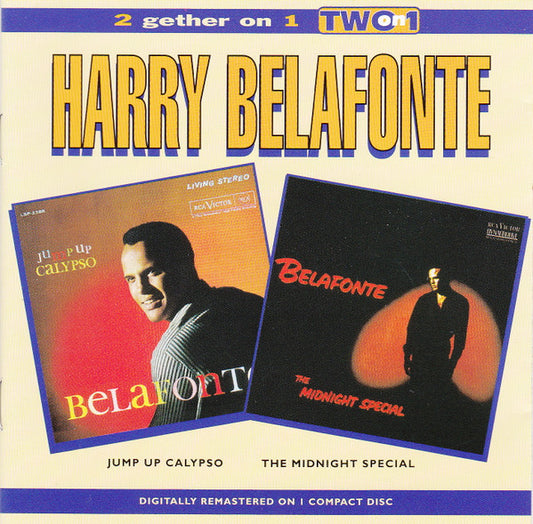 Harry Belafonte : 2 Gether On 1 - Jump Up Calypso And The Midnight Special (CD, Comp, RE)